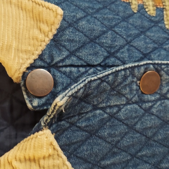 Haiks Denim Jacket Size L Christmas Vintage look. - Picture 3 of 14